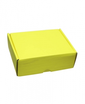 Verpackungskarton 170x130x60mm gelb